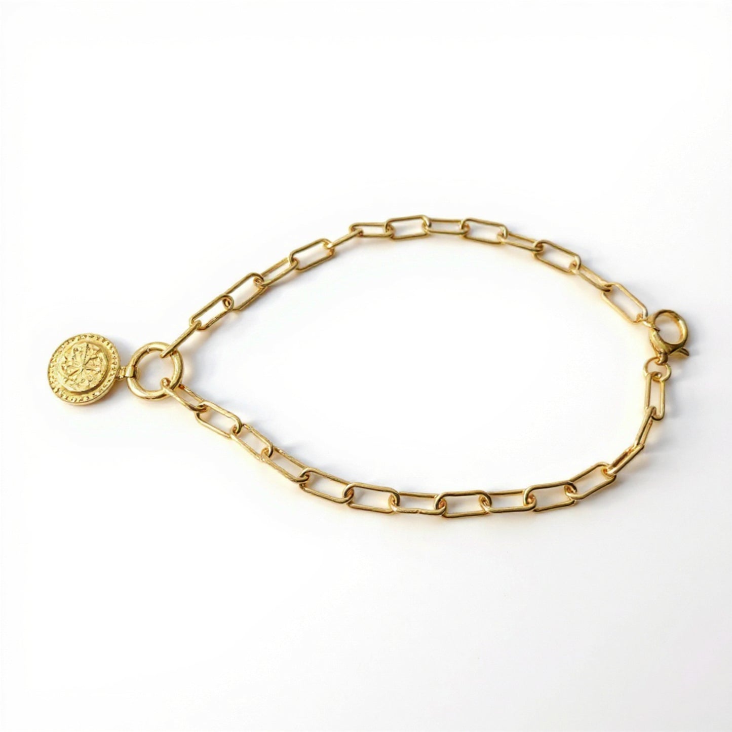 Gold-filled layering charm necklace