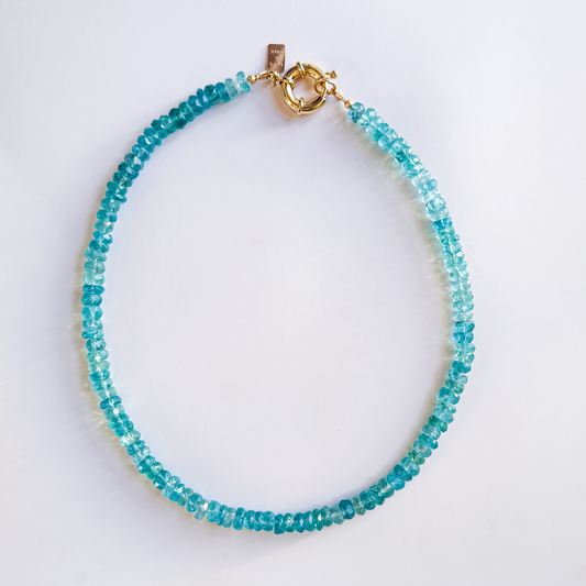 apatite- aqua- necklace