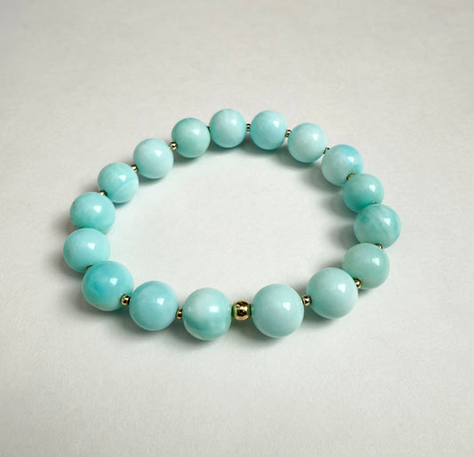 peruivan- blue-opal- stretch bracelet
