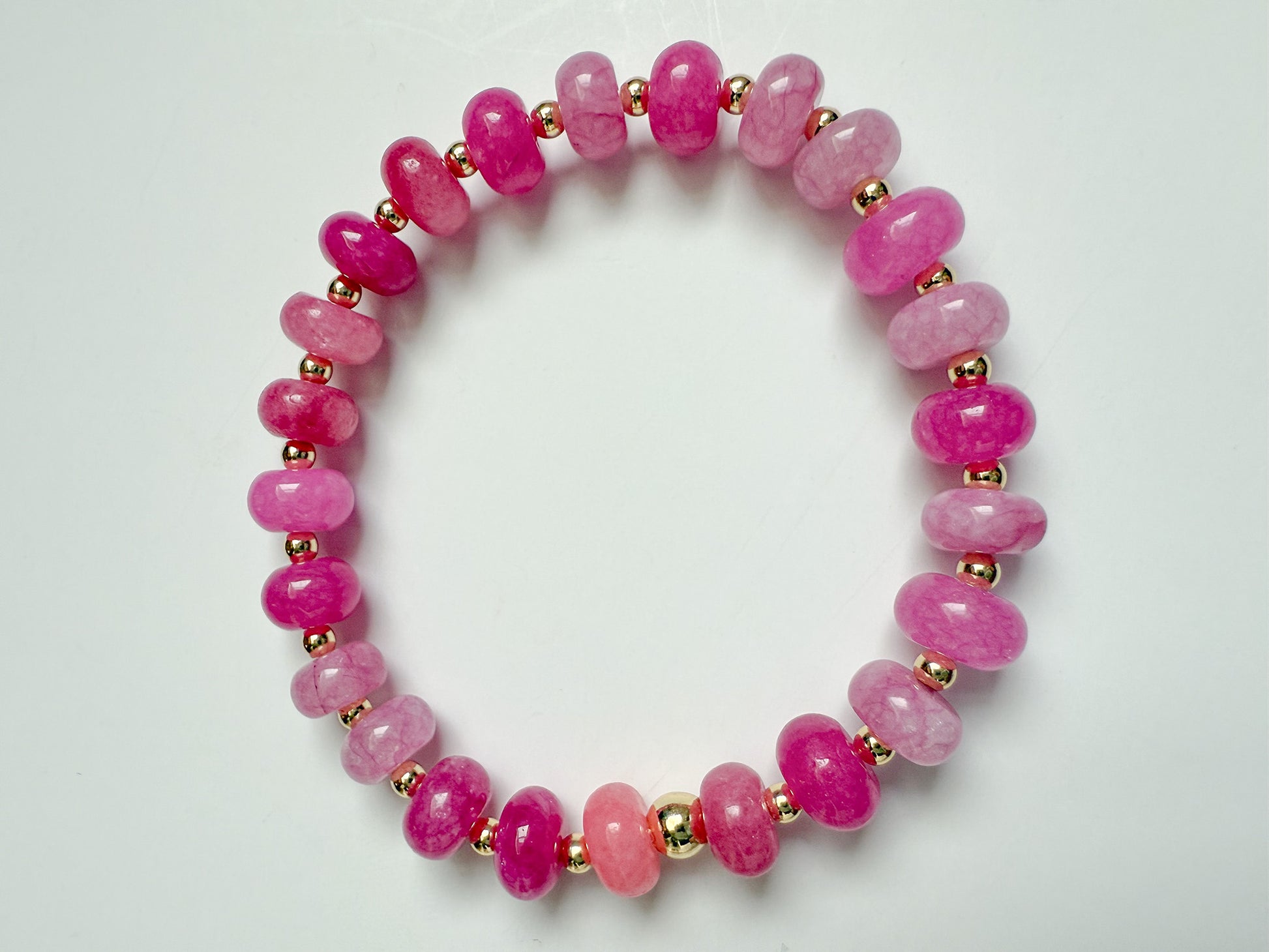 summer-bracelet-pink-beaded-hopeandraye